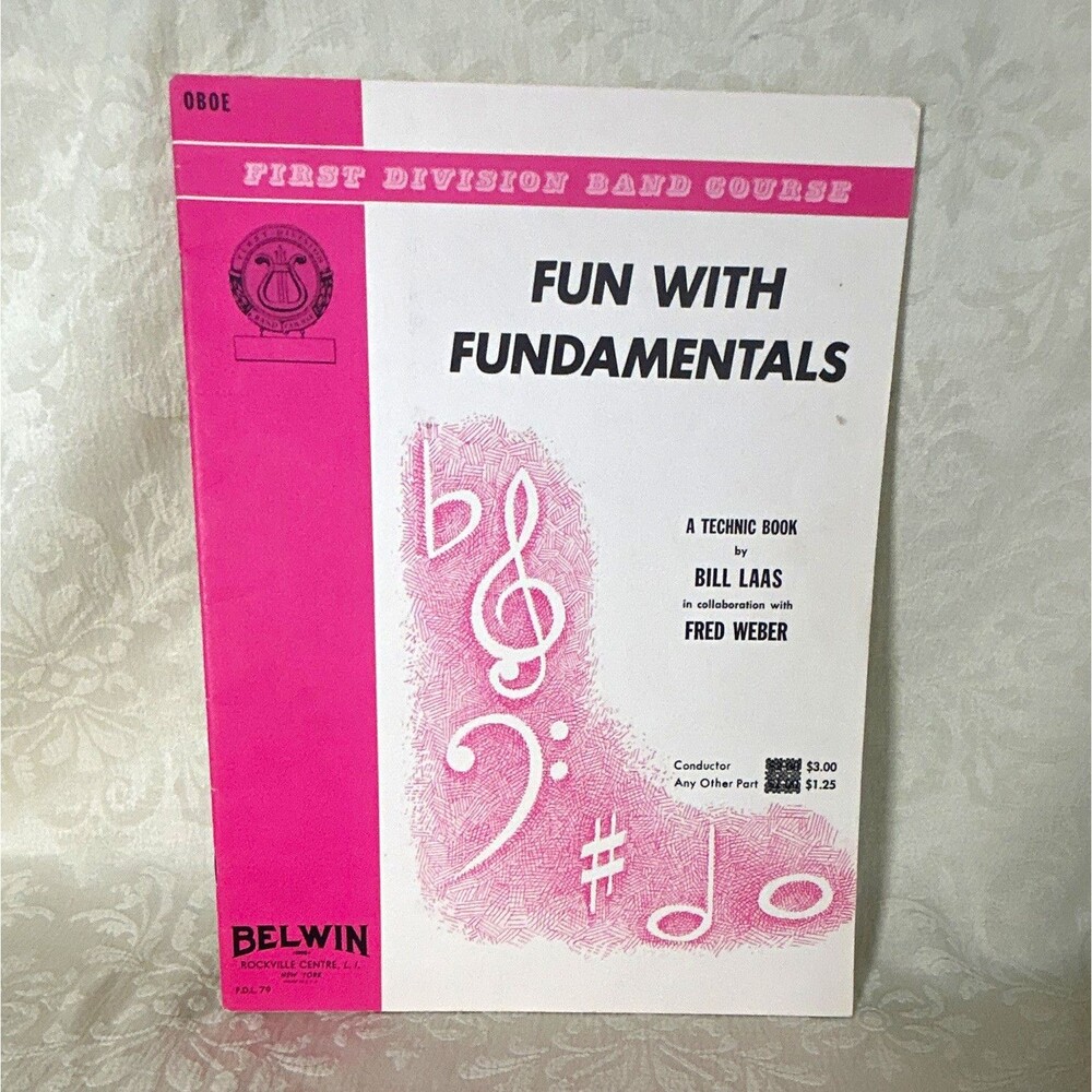 Vint Fun with Fundamentals Oboe First Division Band Course Bill Laas Fred Webber